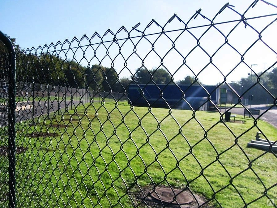 Chain link fencing